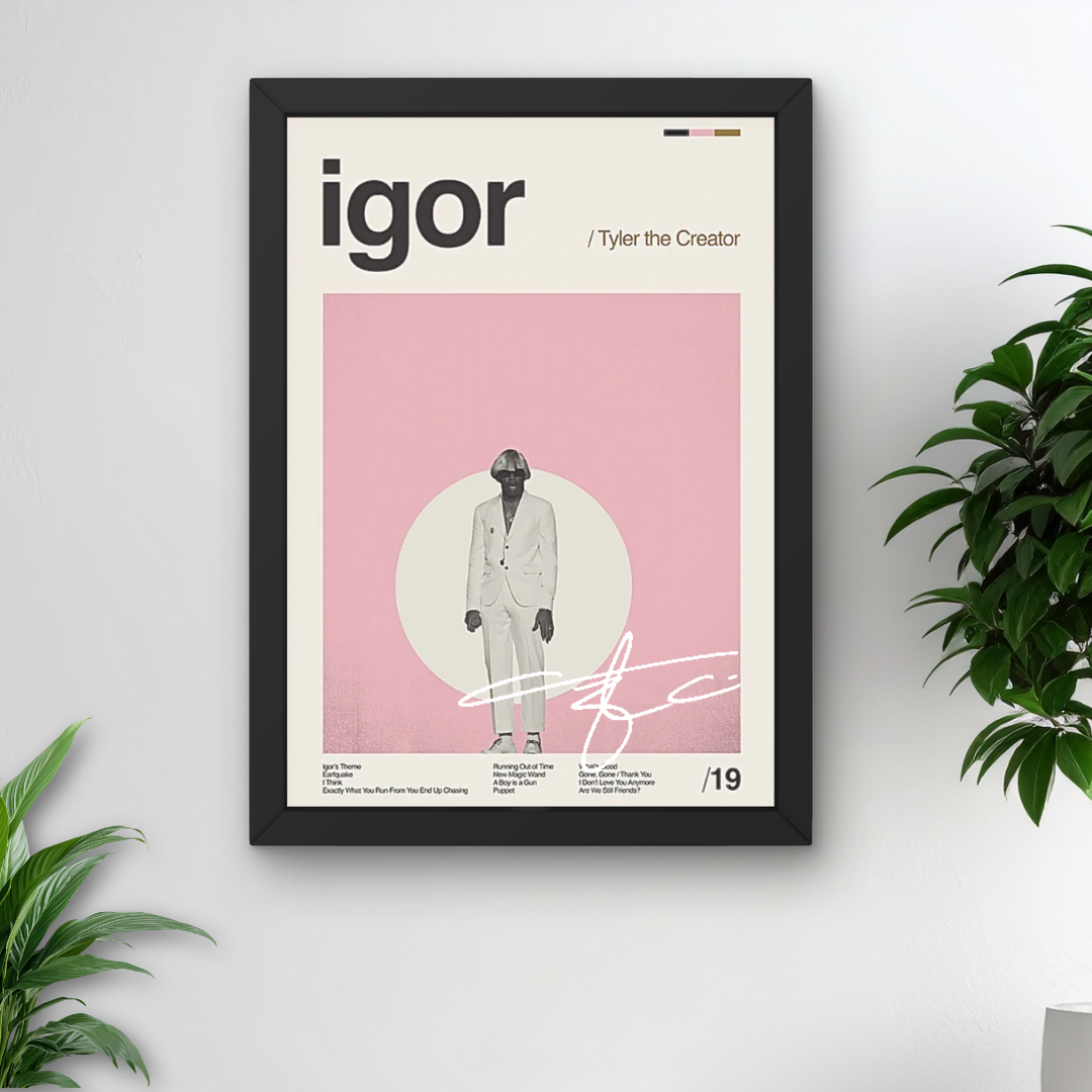 Tyler the creator Framed Print – Clean Wall Decor